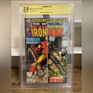 Iron Man # 144 Signed Comic Book